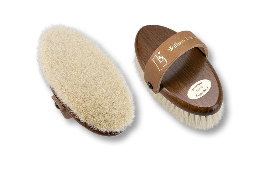 Leistner Natural Bristle Luxurious Goat Hair Face Brush - Robinia