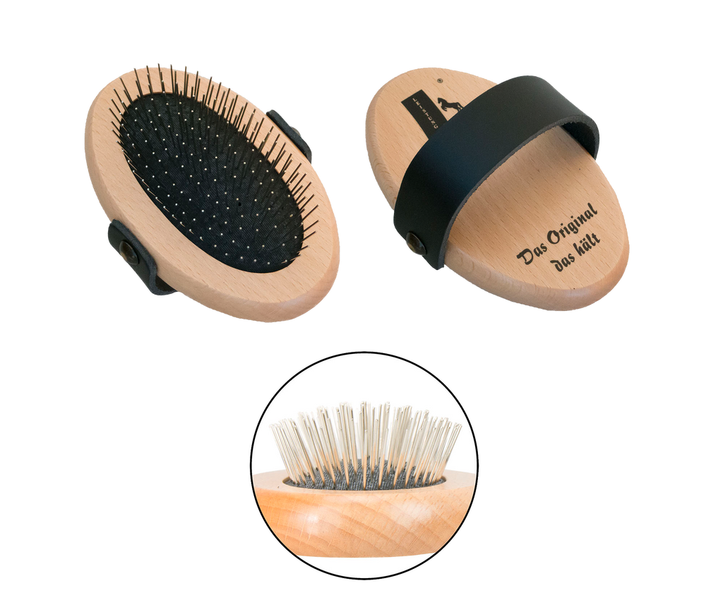 Leistner Mane & Tail Brush Straight Pins - Hedgehog Style