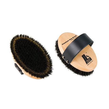 Leistner Natural Bristle Premium Dog Brush with Horse Hair and Wire Small